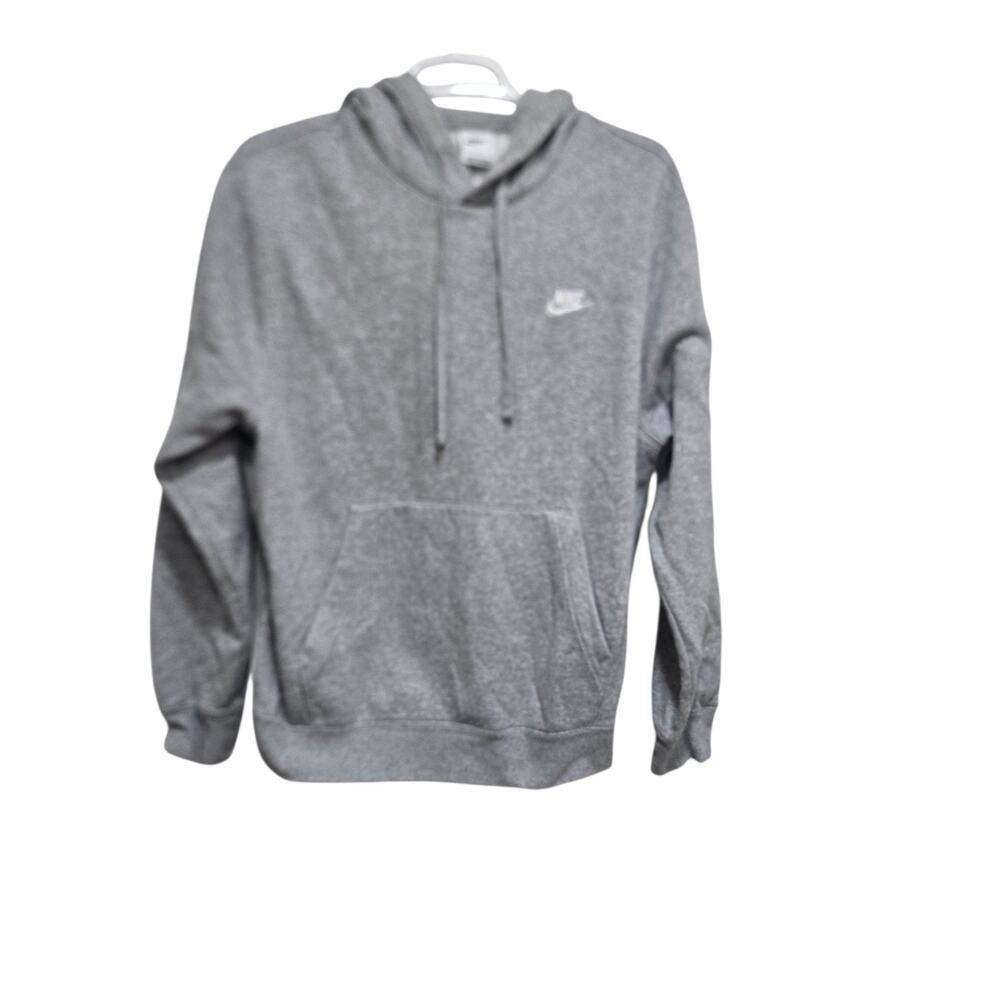 Nike Sportswear Club Fleece Hoodie Gray Small Pullover